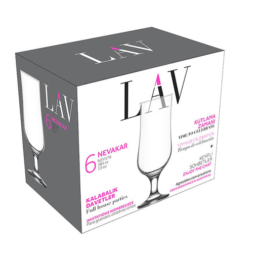 Jogo 6 Copo 38.5cl Cerveja Nevakar