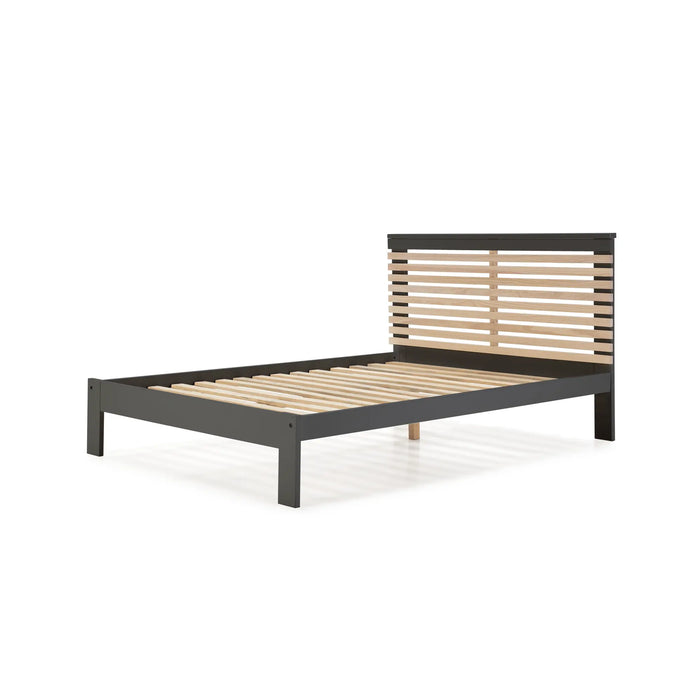 Cama 140x190 Vetra Antracite/Carvalho