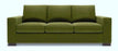 Sofá 3 lugares Line Moss Verde Musgo