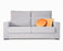 Sofá Cama Italiano NKN Cru Natural