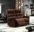 Sofá 2 lugares com 2 Relax Manual RTM Castanho