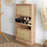 Sapateira 3 Portas Rattan Java