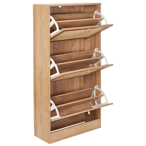Sapateira 3 Portas Rattan Java