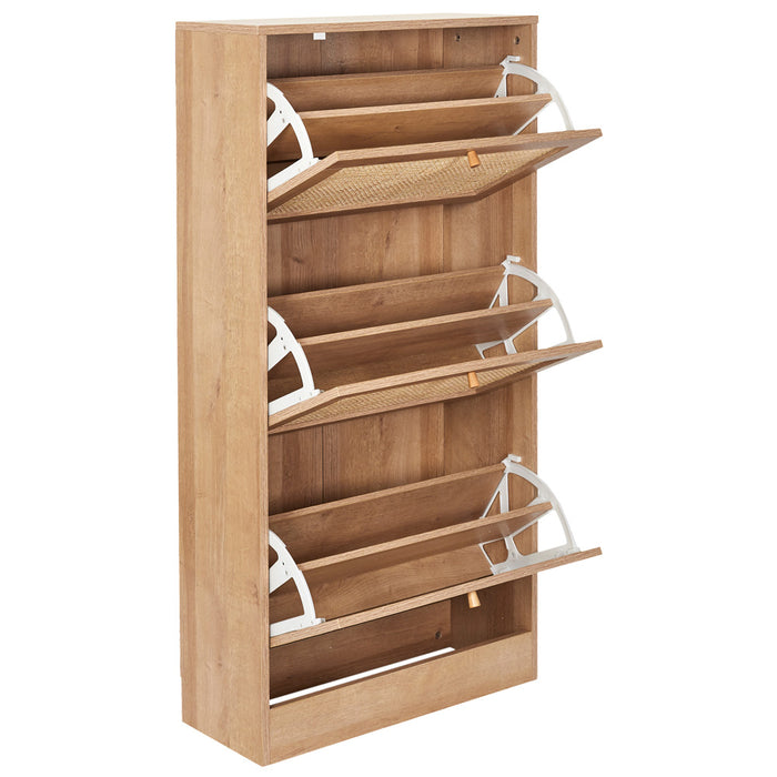 Sapateira 3 Portas Rattan Java