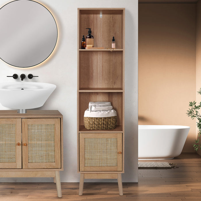 Estante 2 Gavetas Rattan Java