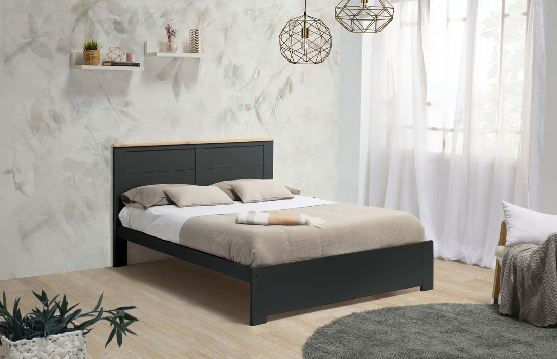 Cama 140x190 Arika Antracite