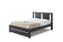 Cama 140x190 Arane Antracite/Carvalho